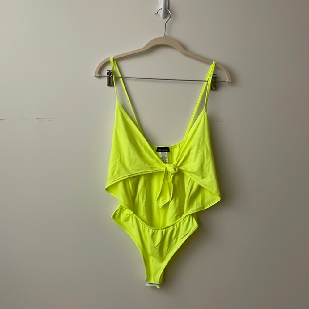 Neon Yellow Bodysuit